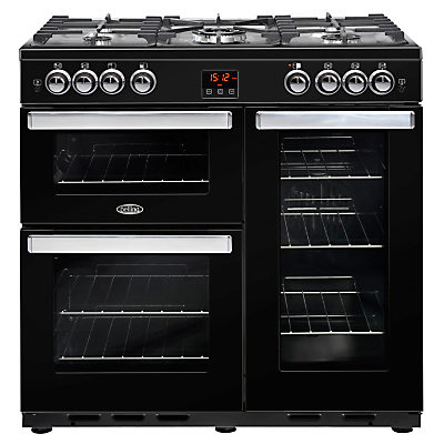 Belling Cookcentre 90G Gas Range Cooker Black